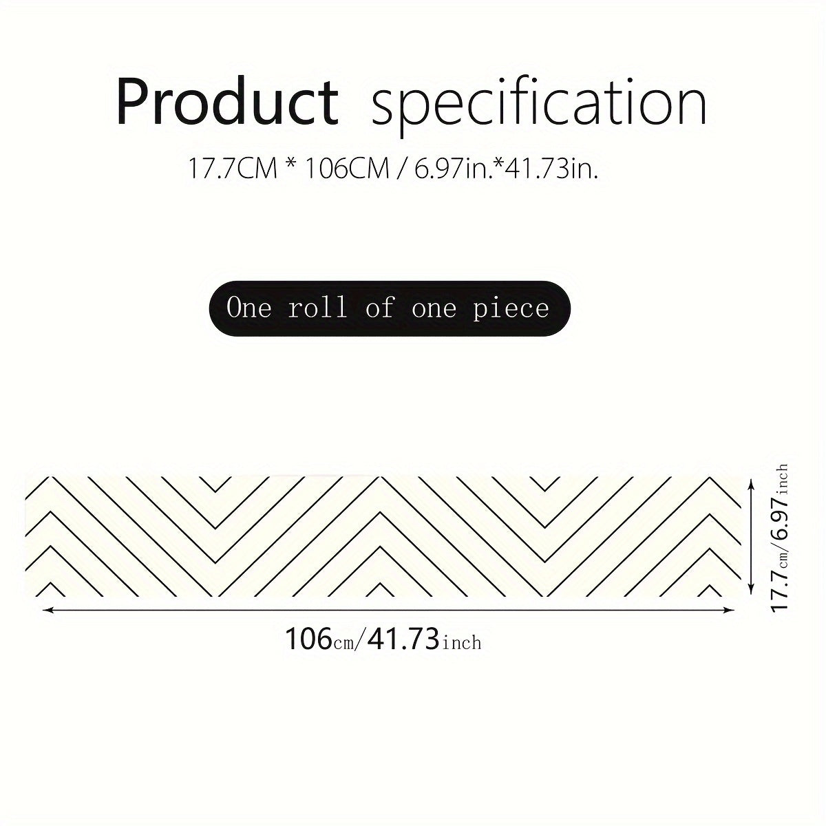 Scandi Vinyl Stair Sticker Peel Stick Waterproof Riser