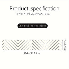 Scandi Vinyl Stair Sticker Peel Stick Waterproof Riser