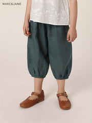 Kids Baggy Linen Lantern Pants
