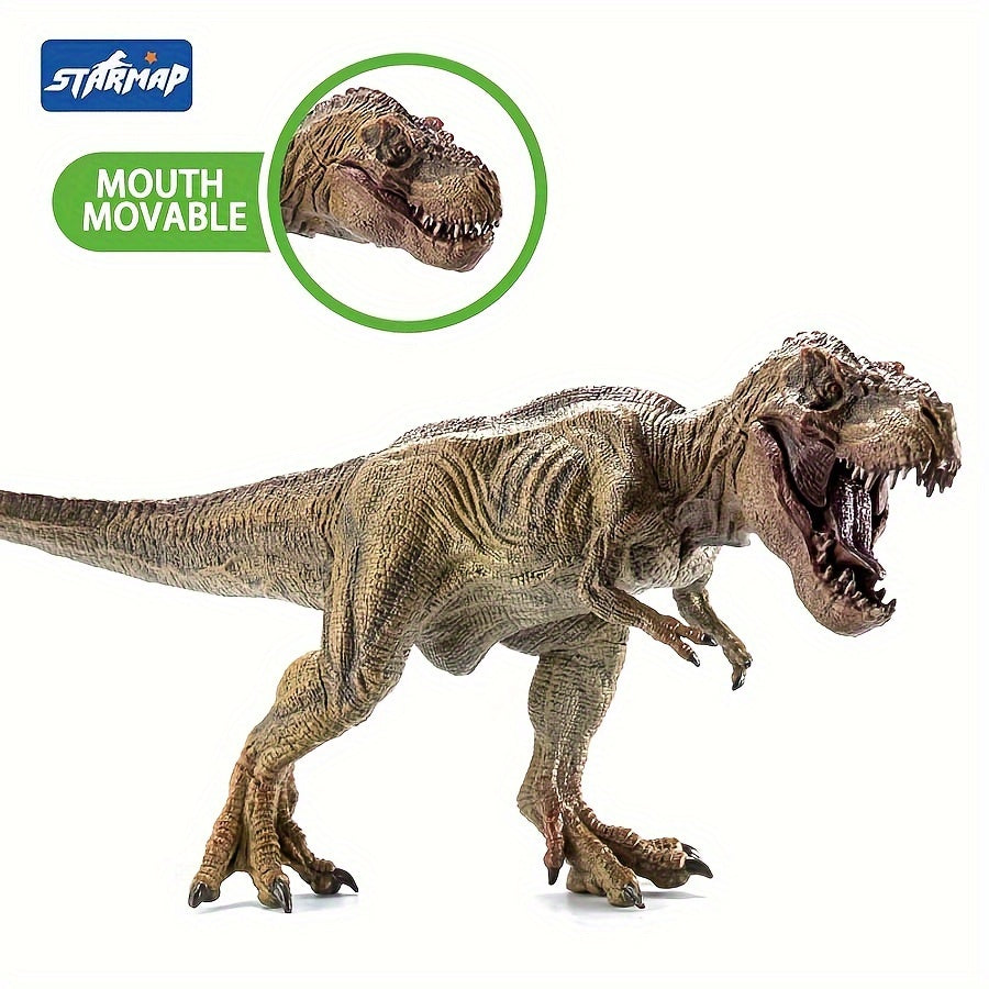 Large Roaring T-Rex Dinosaur Toy 30u201d Realistic Details & Movable Chomping Jaws