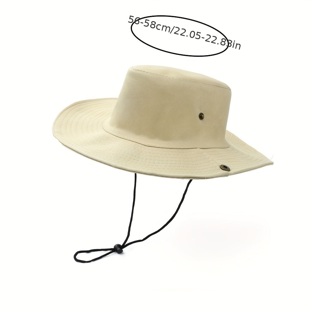 Unisex Sunshade Bucket Hat with Adjustable Sun Hat