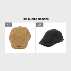 Versatile Winter Peaked Cap Women's Hat Men's Sunscreen