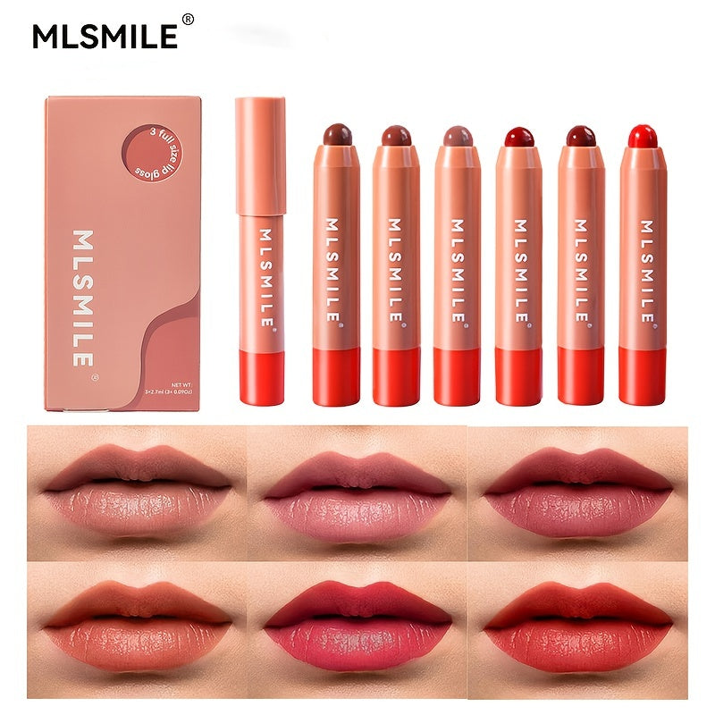 6 Colors Velvet Lipstick Set Matte Lip Gloss Long Lasting Nourishing Moistur