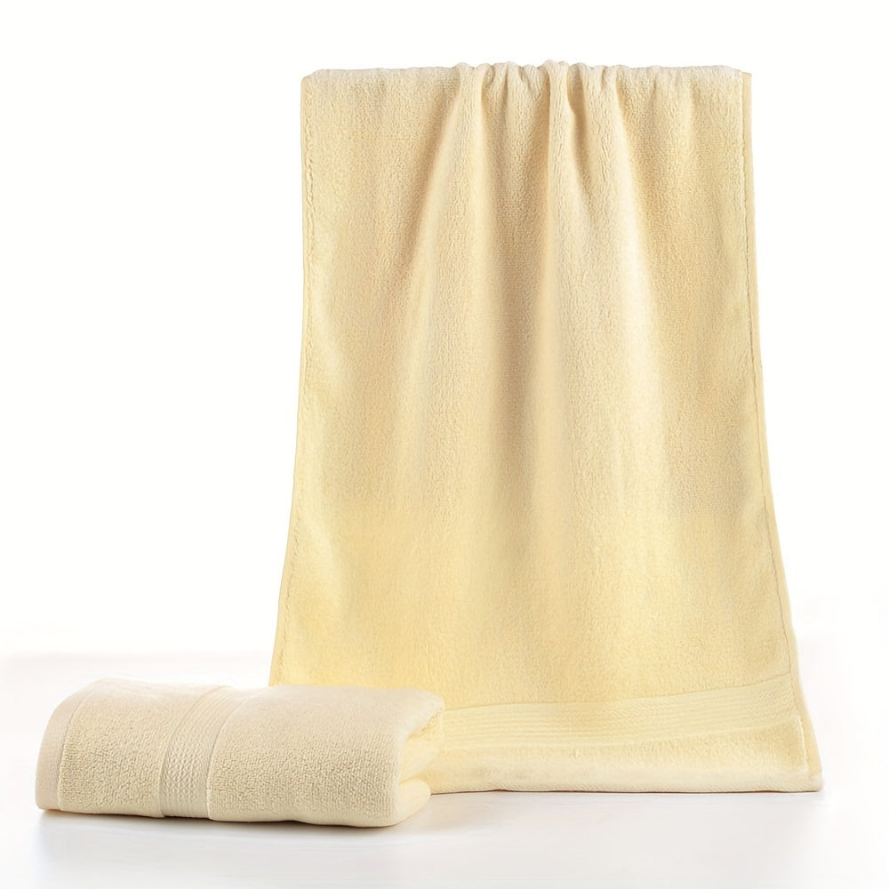 Soft Bamboo Fiber Hand Towel for Home Bathroom, 13x30in