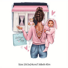 Mommy Shopping Clothing DIY Heat Transfers Vinyl App Tops Pattern