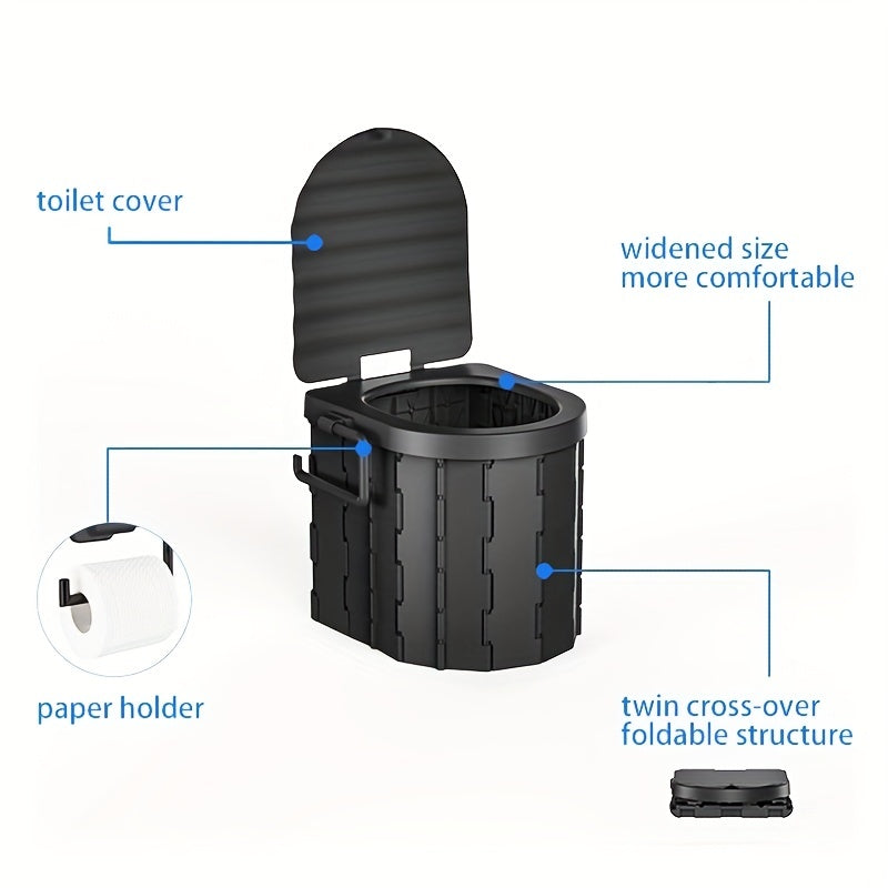 Portable Mini Toilet for Outdoor Camping & Travel