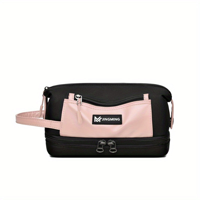 Portable Travel Storage Bag Dry Wet Separation Wash Toiletry Cosmetics Bag