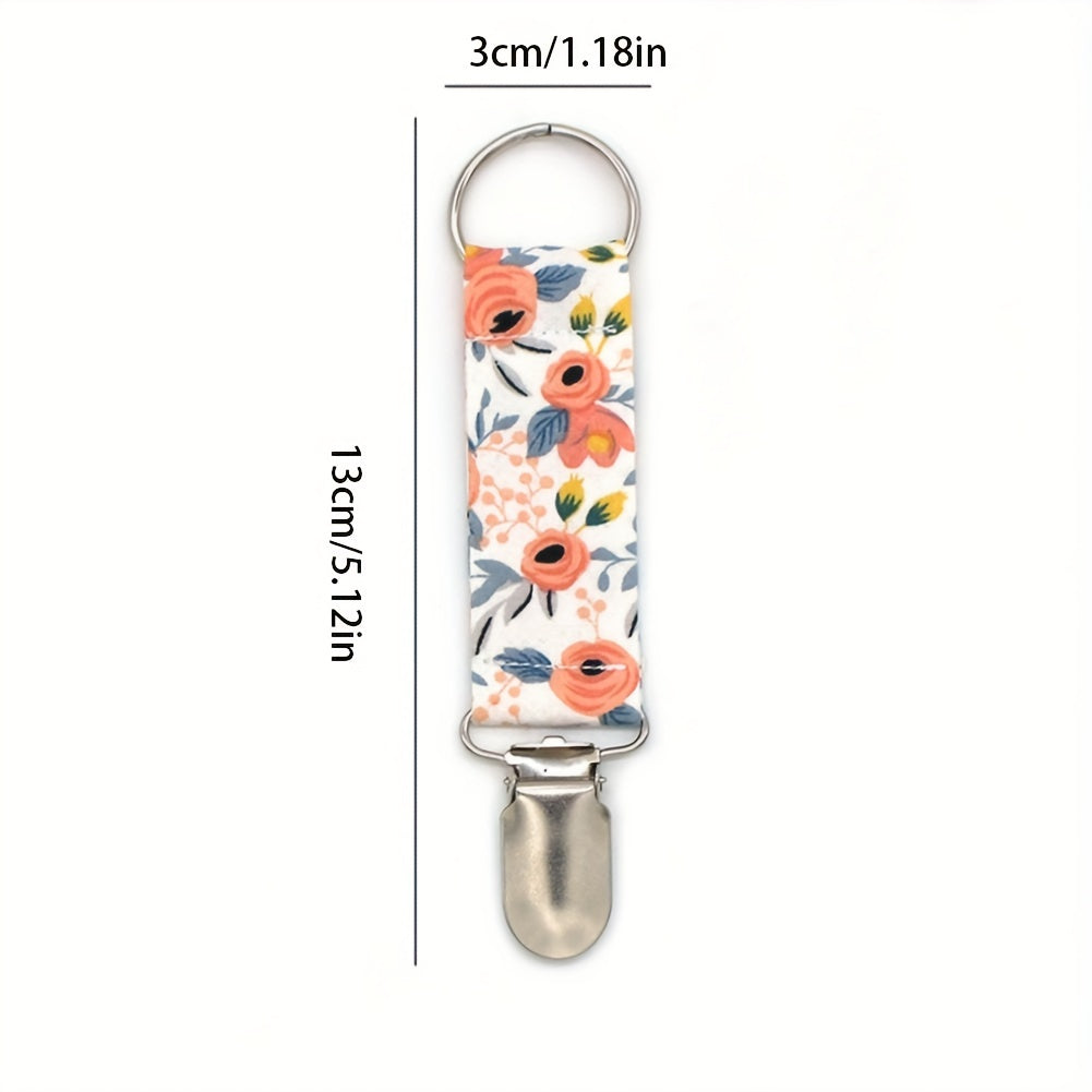 Printed Fabric Hat Hanger Outdoor Travel Bag Clip Lightweight Portable