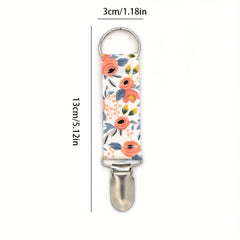 Printed Fabric Hat Hanger Outdoor Travel Bag Clip Lightweight Portable