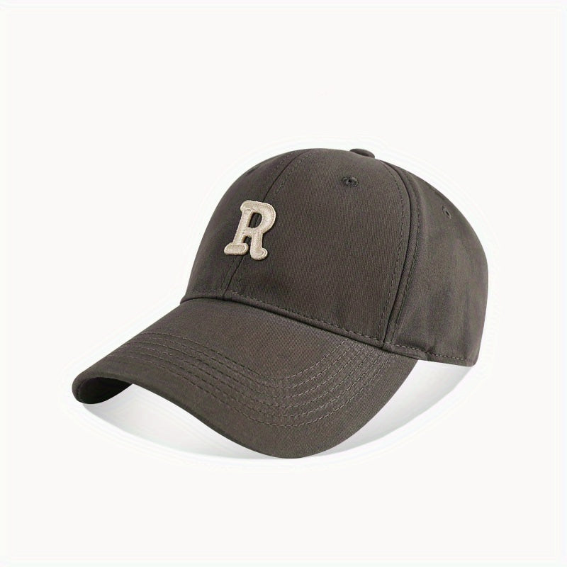 R Standard Coffee Baseball Hat Women's Large Head Slim