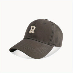 R Standard Coffee Baseball Hat Women's Large Head Slim