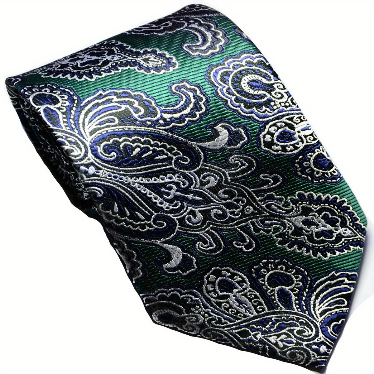 Men's Plaid Floral Pattern Neckties Wedding Party Business Outfit