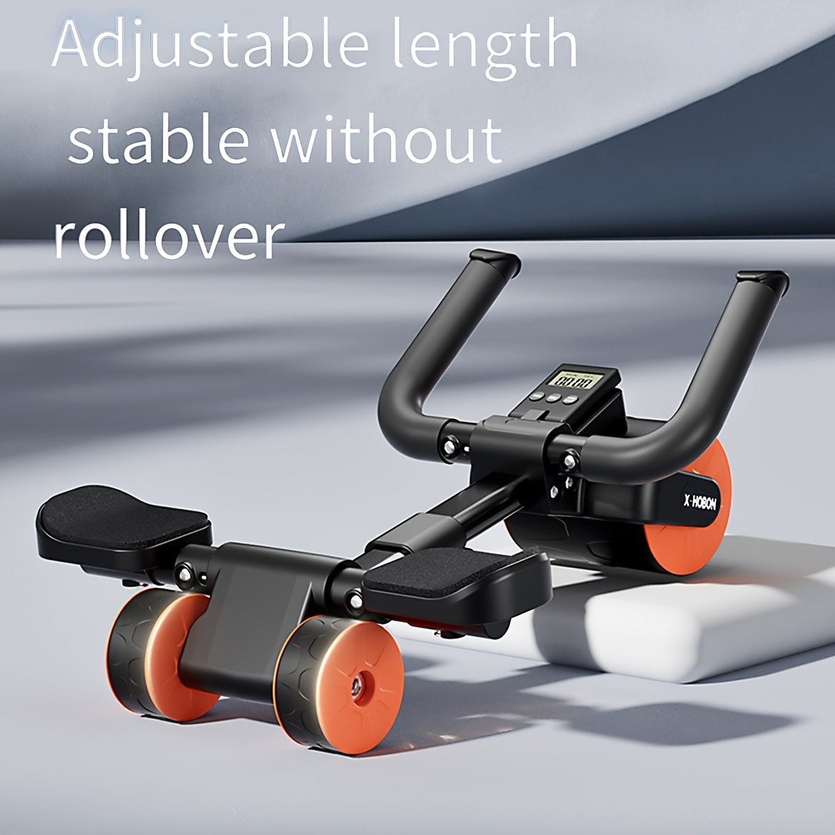 1pc Ab Exercise Wheel Elbow Support Rebound Ab Roller
