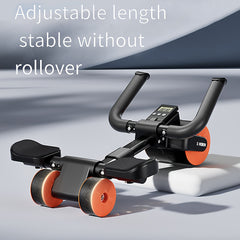 1pc Ab Exercise Wheel Elbow Support Rebound Ab Roller
