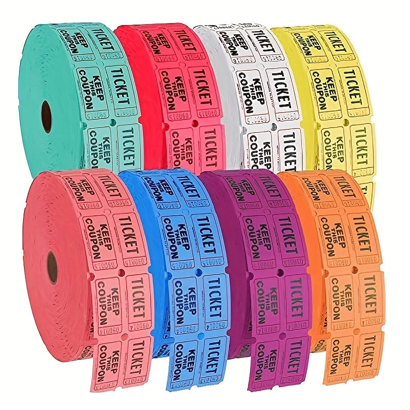 1000 Units 2000 Pieces Lottery Tickets Double Tickets Event Tickets