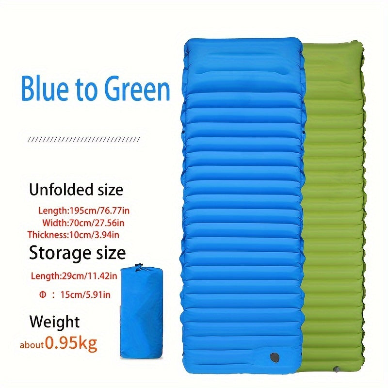Outdoor Camping Air Mattress Portable Thickened Inflatable Pad Ultra-light