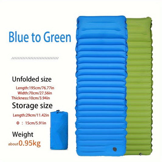 Outdoor Camping Air Mattress Portable Thickened Inflatable Pad Ultra-light