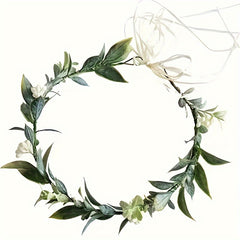 Forest Photoshoot Greenery Floral Crown Bride's Vacation Wedding Head Flower