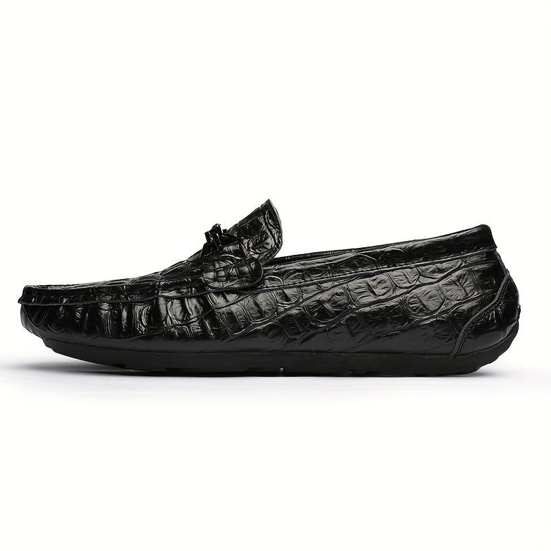 Women's Metal Buckle Flat Loafers Soft Sole Slip On Shoes