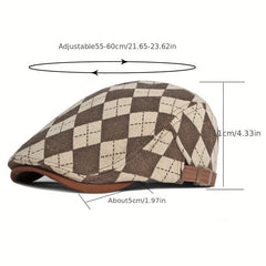 Adjustable Cotton Peaked Cap for Outdoor Activities