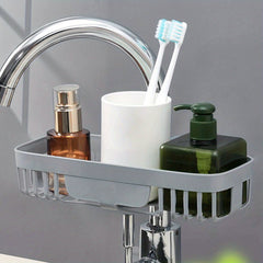 Sponge Holder Over Faucet Kitchen Sink Caddy Organizer