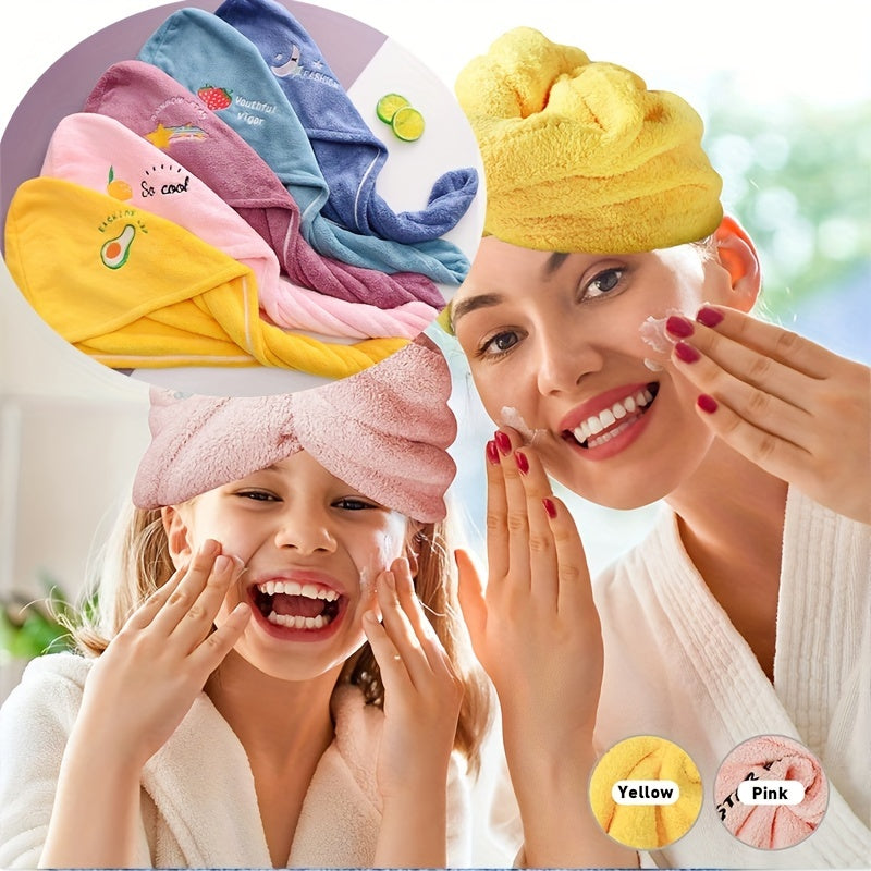 Women's Quick Drying Microfiber Shower Cap Towel for Dry Hair