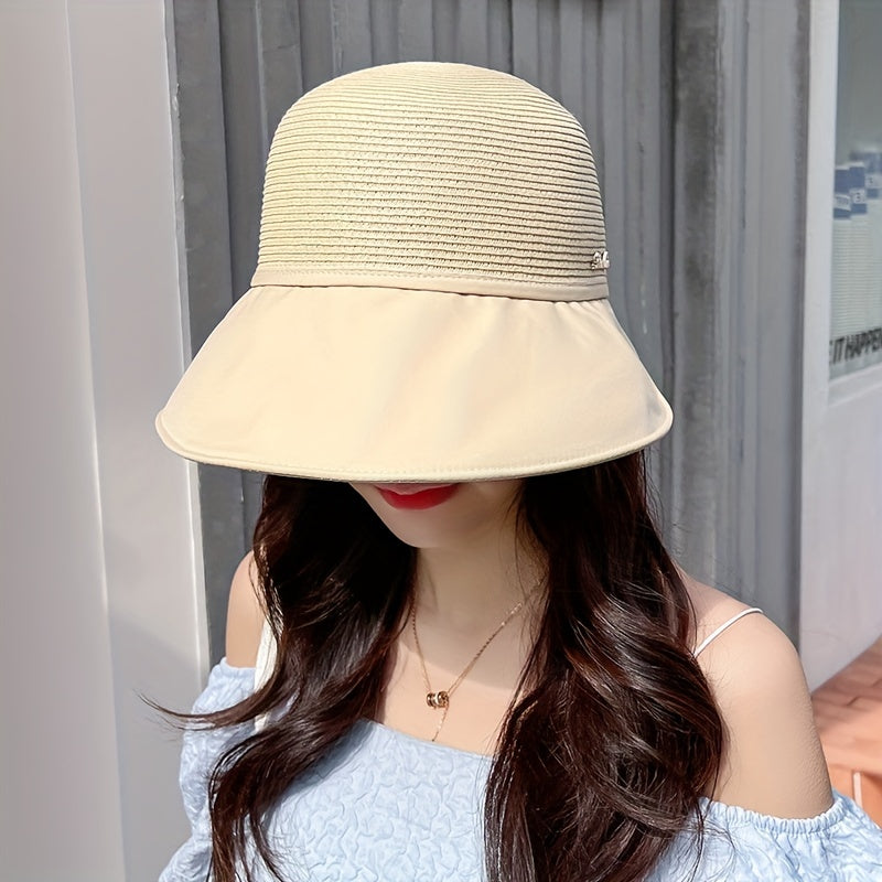 Casual Ponytail Visor Sun Hat UV Protection