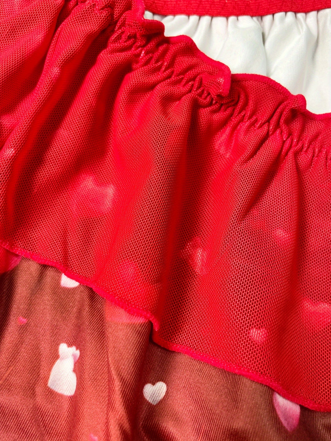  Heart Print Bra & Panty Lingerie Set