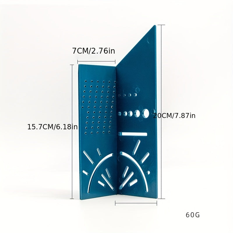 3D Scriber Angle Measuring Square Ruler for 90 Degree Lines