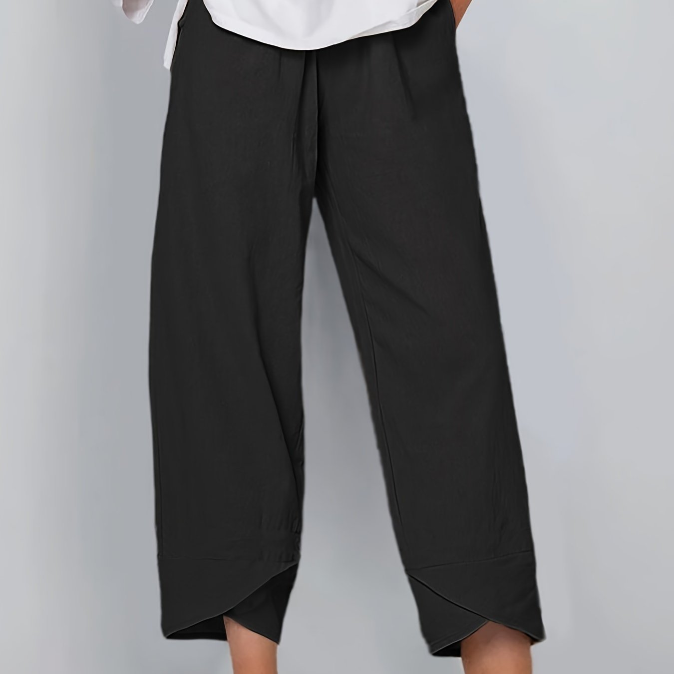  Casual Pants Women's Plus Wide Leg Pants