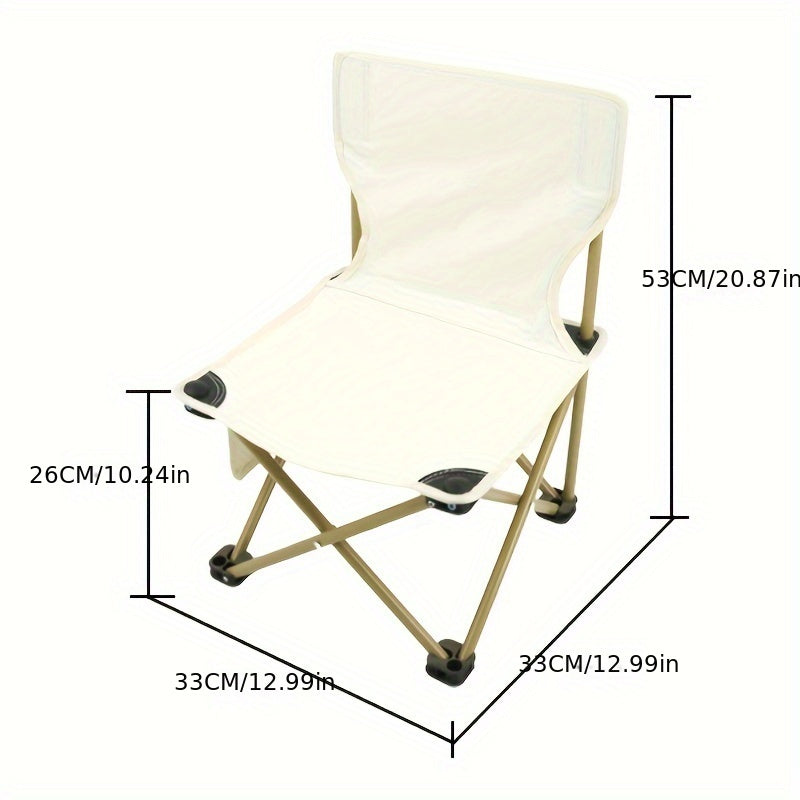 Portable Lightweight Folding Chair for Outdoor Camping and Fishing
