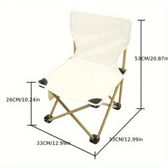 Portable Lightweight Folding Chair for Outdoor Camping and Fishing