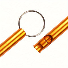 3pcs Aluminum Water Rescue Whistle Survival Referee Fire Training