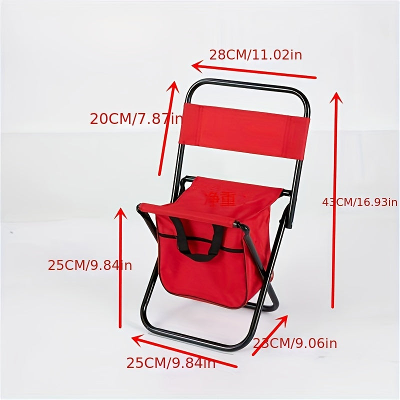 Portable Camping Chair with Storage Bag