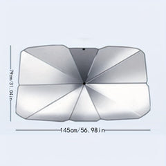Car Windshield Sun Shade Umbrella Front Windshield Umbrella