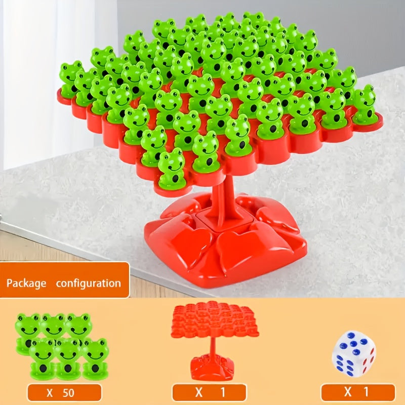 Frog Balance Game Toy Interactive Dual Player Balance Tree