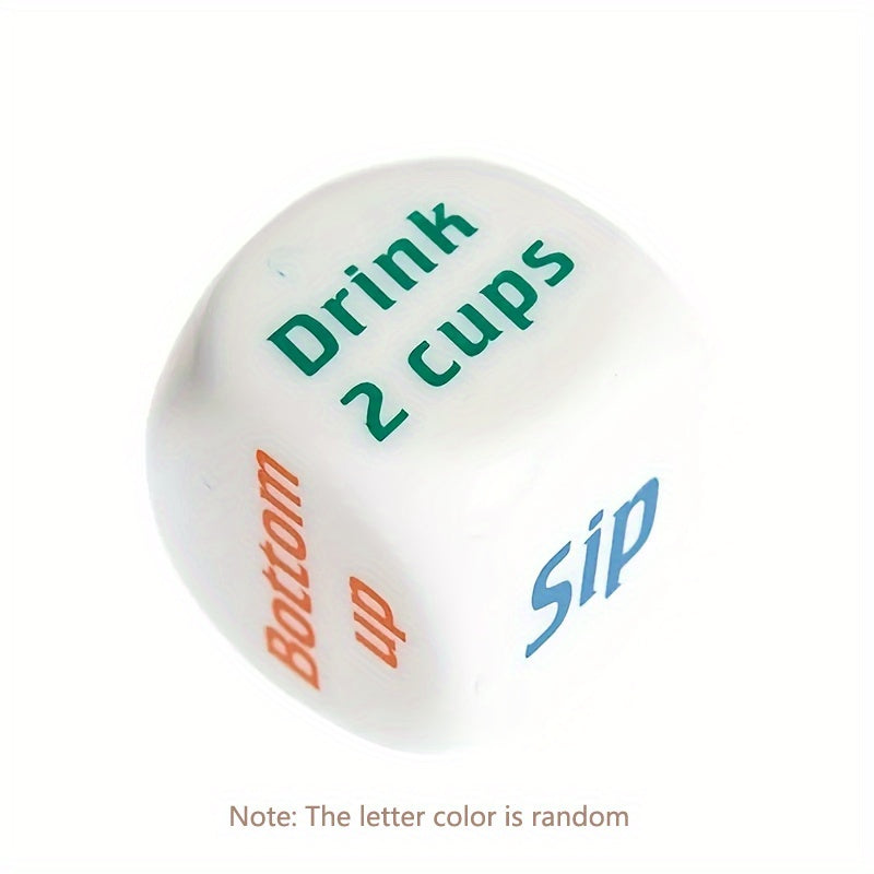 6pcs Cheers Dice Game for Outdoor & Drinking Parties