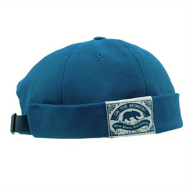 Retro Patch Melon Skin Hat Street Landlord Beret Hat