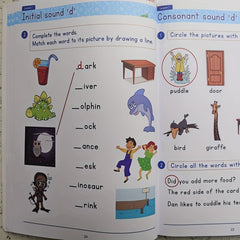 English Phonics Learning Workbook - Language Arts Skills Workbook