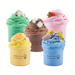 70ml Coffee Puff Mud Butter Slime Kit Non Settling Clay Toy