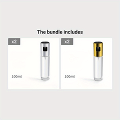 100ml Transparent Spray Bottle Household Dispenser Kitchen Gadget
