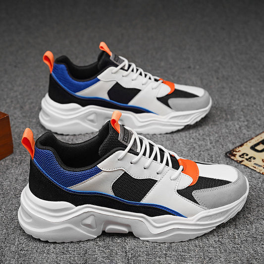 Men's Breathable Mesh Lace Up Sneakers