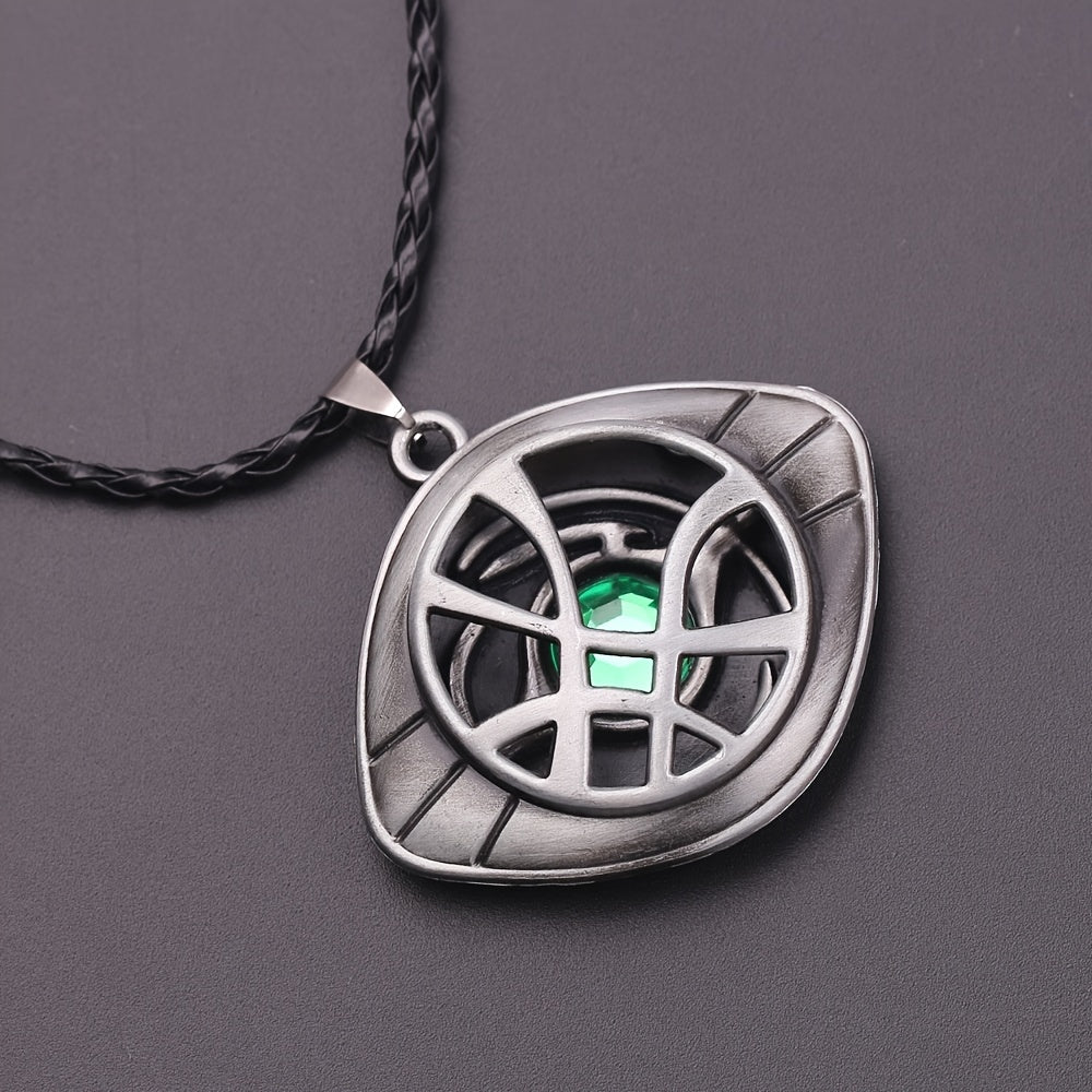 Retro Hip Hop Men's Eye Pendant Necklace Artificial Jewelry