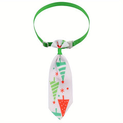 Christmas Pet Dress Up Collar Cartoon Dog Bow Tie