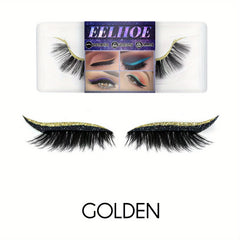 3D Faux Mink Hair False Eyelashes for Longer Thicker Lashes