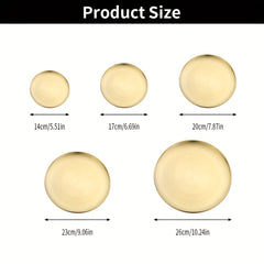 Stainless Steel 1pc Dinner Plate Round Dessert Tray