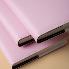 A5 Minimalist Pink Notebook - Customized Personalized Design