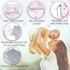 Waterproof Portable Baby Changing Pad Diaper Bag Mat