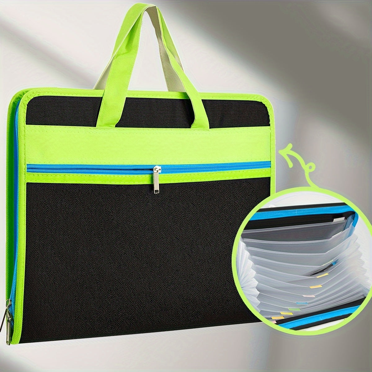 A4 Portable File Folder 13 Pocket Expanding File Folder C