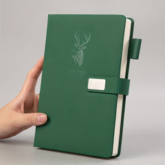 A5 360-Page Faux Leather Buckle Notebook - Home Office & Study Notepad